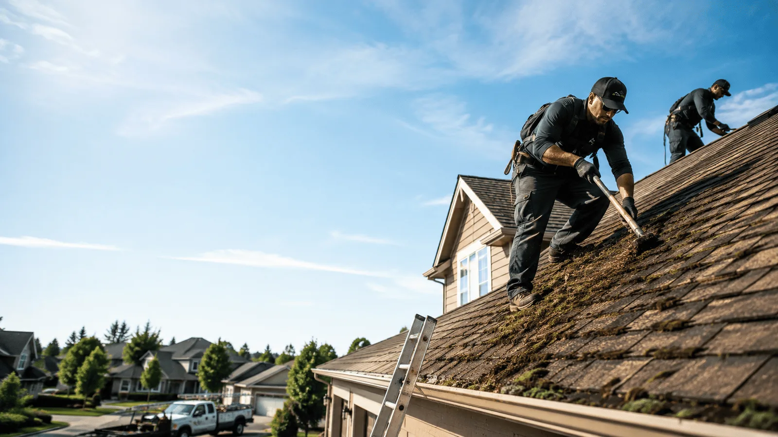 Roof Moss Removal in Cleveland, MN near me